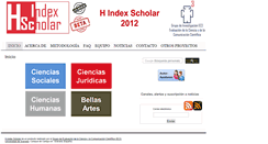 Desktop Screenshot of hindexscholar.com